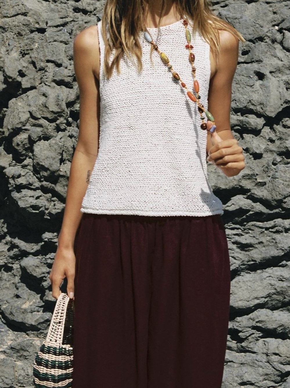 Zara linen ballon pants